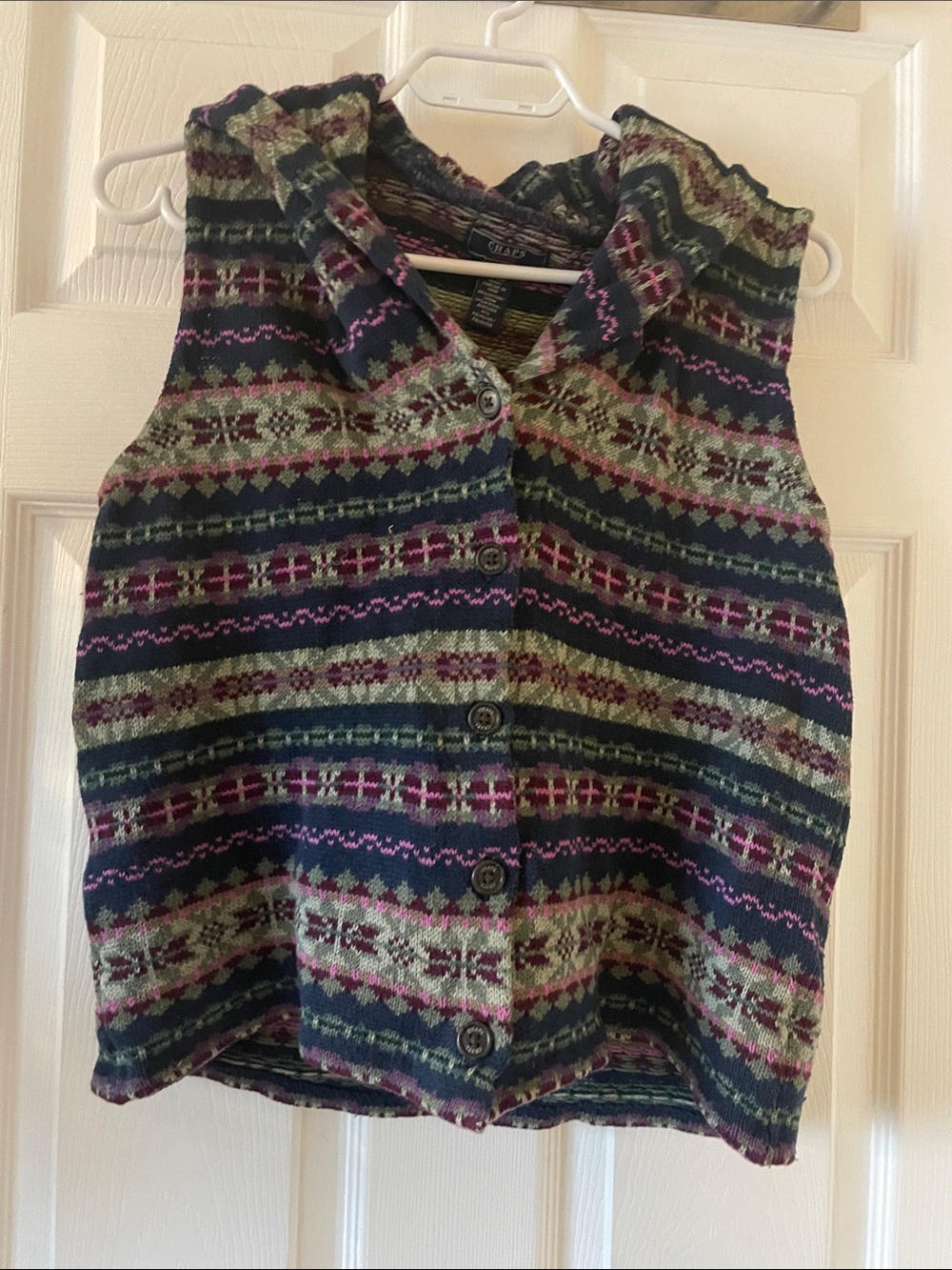 Chaps denim Ralph Lauren fair isle scandi sweater best boho ski bunny